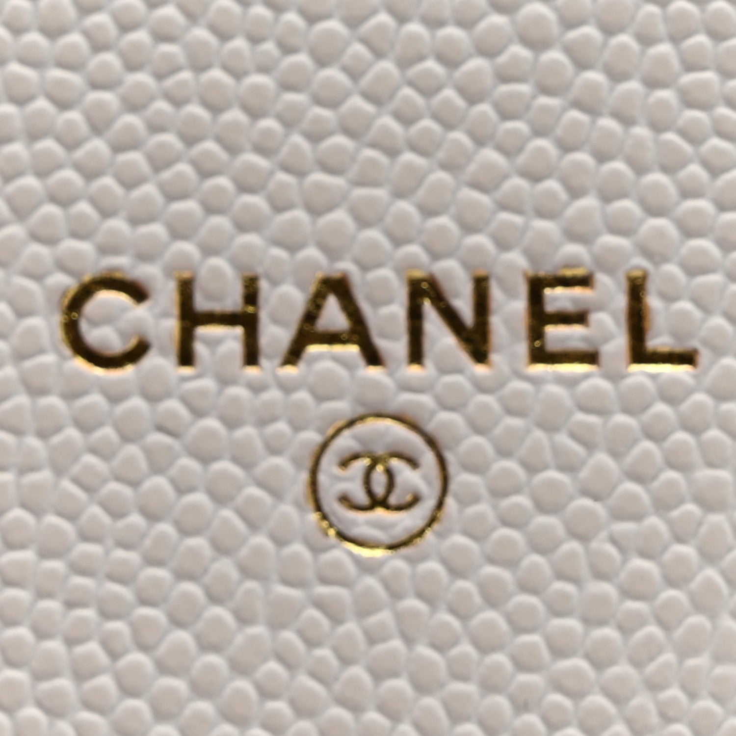 Chanel Caviar Quilted Flap Card Holder On Chain White 8 of 11