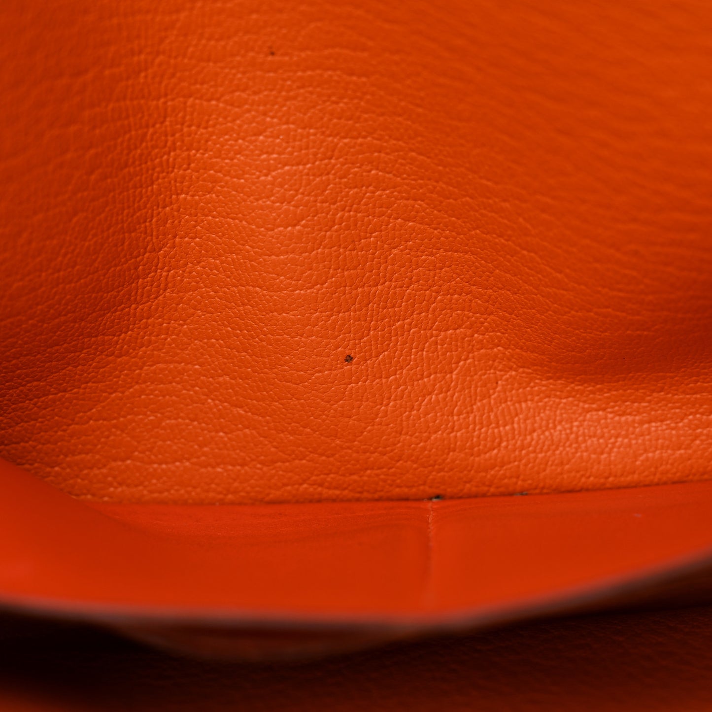 Chevre Mysore Kelly Longue Wallet Orange