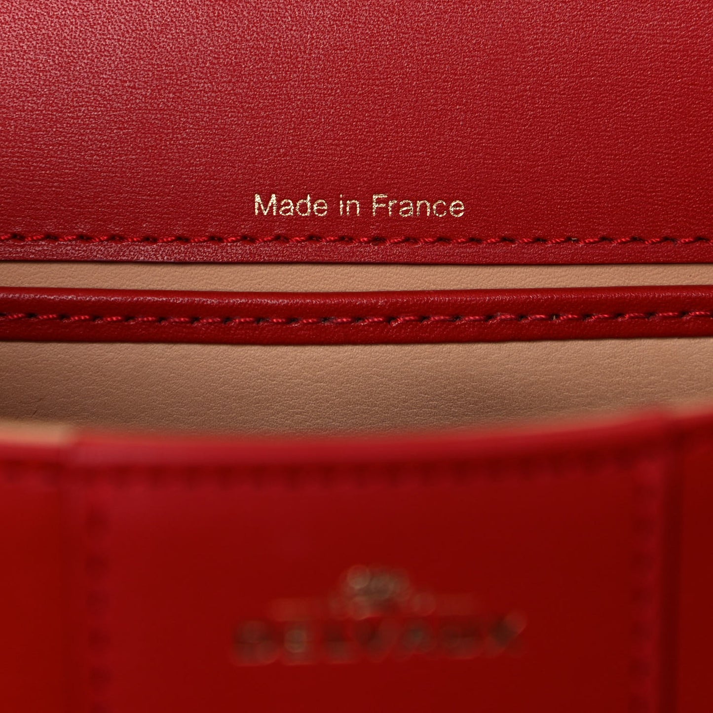 Box Calfskin Mini Brillant Satchel Red