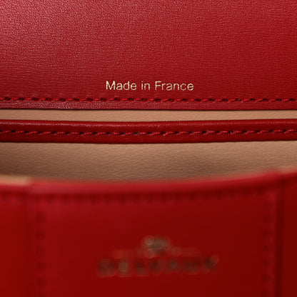 Delvaux Box Calfskin Mini Brillant Satchel Red 6 of 14