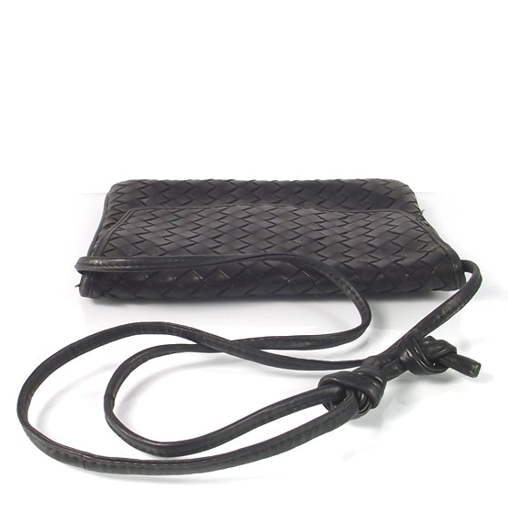 Vintage Woven Clutch Bag Nero