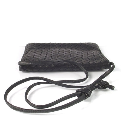 Bottega Veneta Vintage Woven Clutch Bag Nero 4 of 9