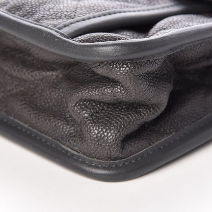 Chanel Caviar Quilted Large French Riviera Flap Dark Grey 9 of 10
