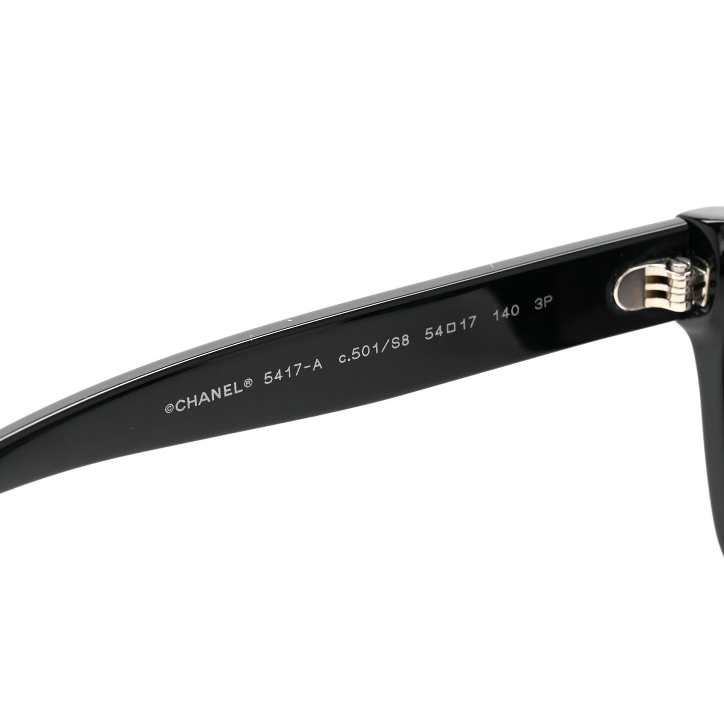 Acetate Polarized Square Sunglasses 5417-A Black