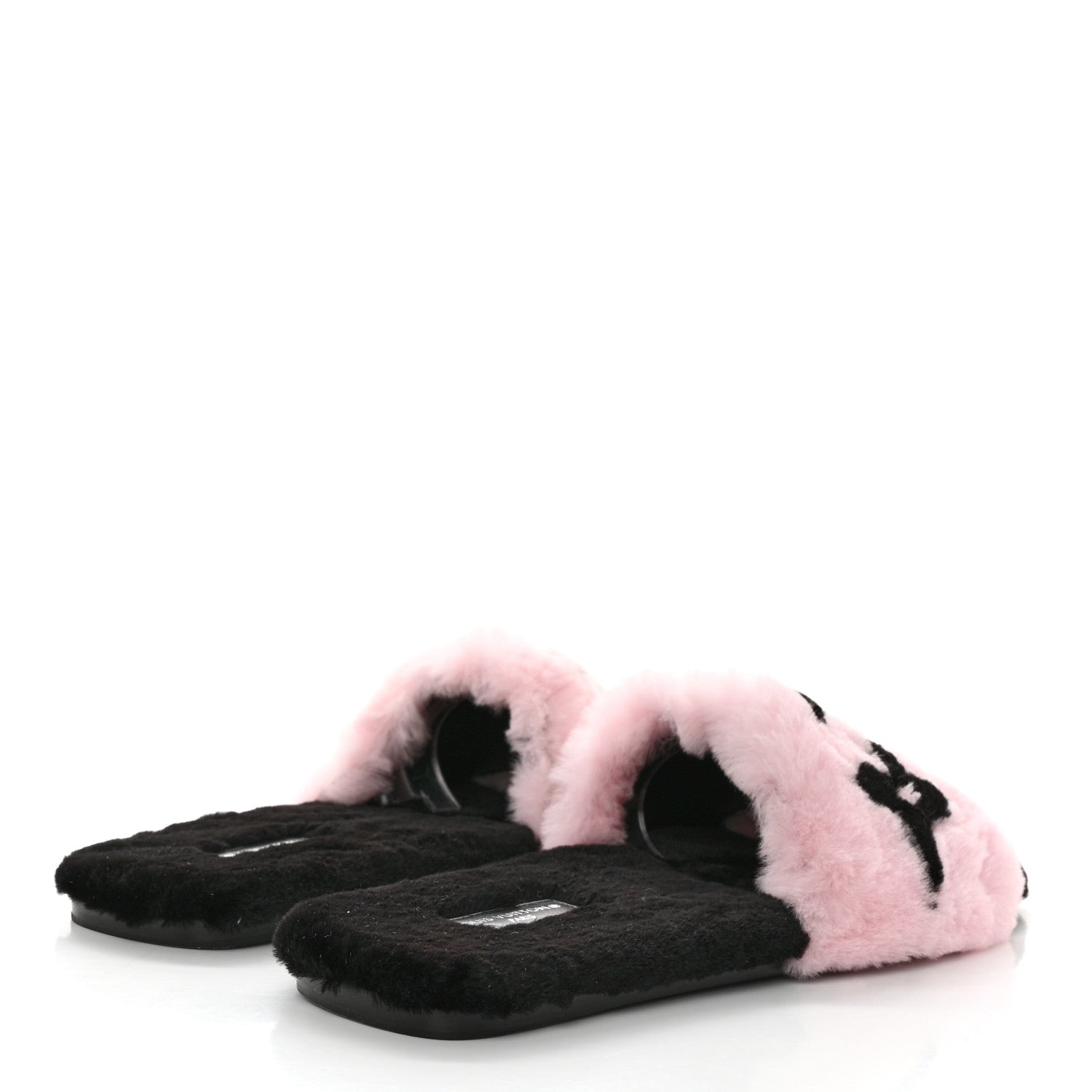 Louis Vuitton Fur Mink Fay Flat Mules 41 Pink 4 of 8