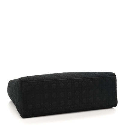 Christian Dior Nylon Cannage Large Lady Dior Black 4 of 11