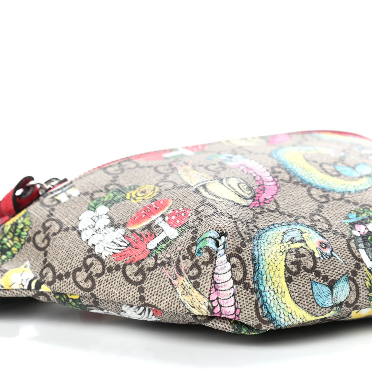 GG Supreme Monogram Childrens Bugs Print Belt Bag Multicolor