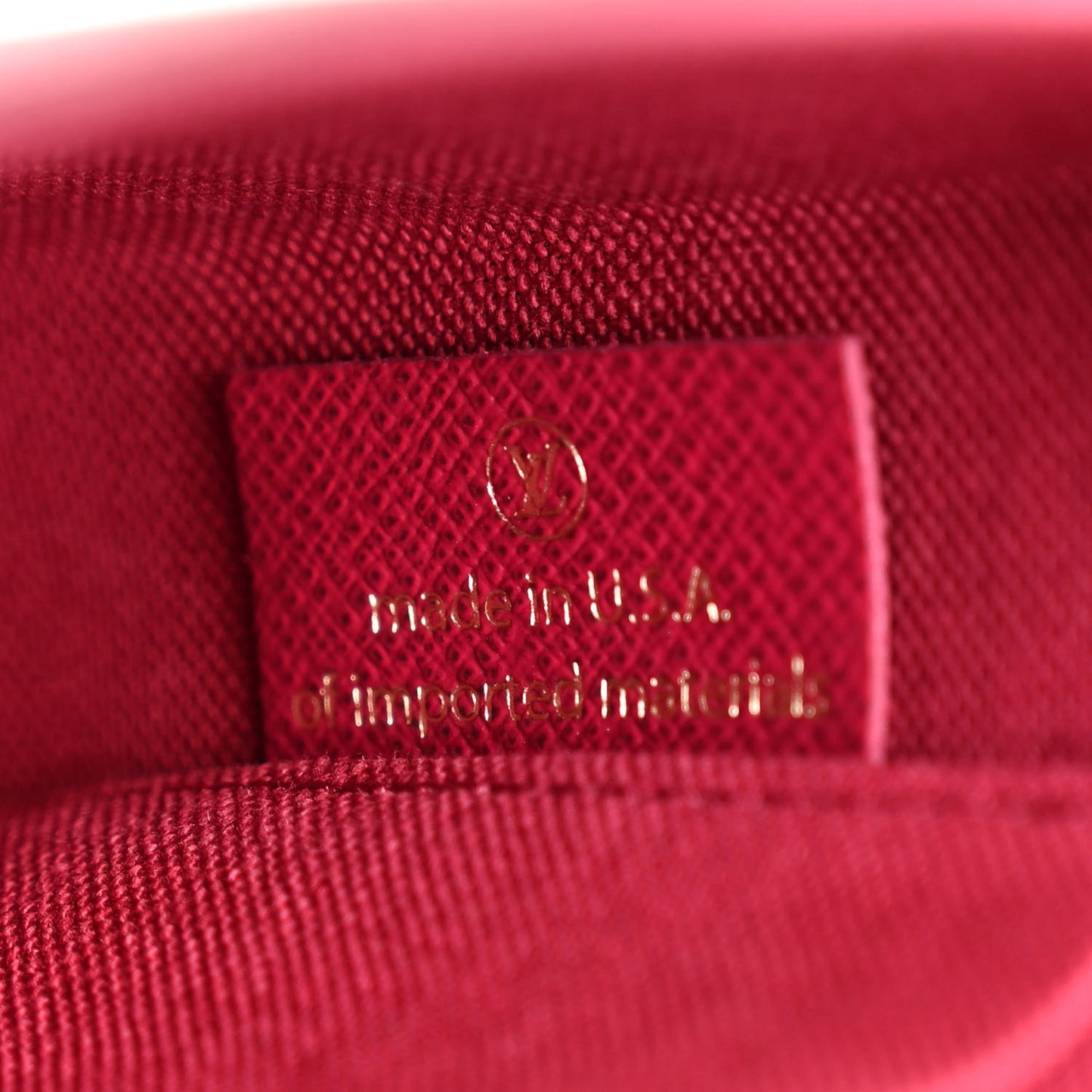 Monogram Pochette Felicie Chain Wallet Fuchsia