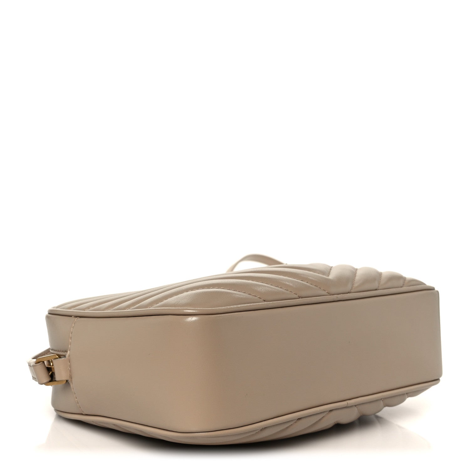 Saint Laurent Calfskin Matelasse Monogram Lou Camera Bag Dark Beige 4 of 10