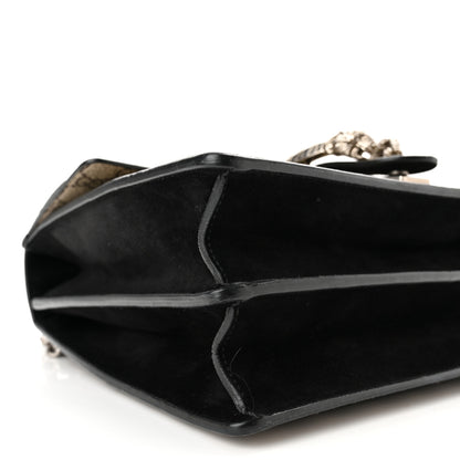 Gucci GG Supreme Monogram Medium Dionysus Shoulder Bag Black 9 of 12