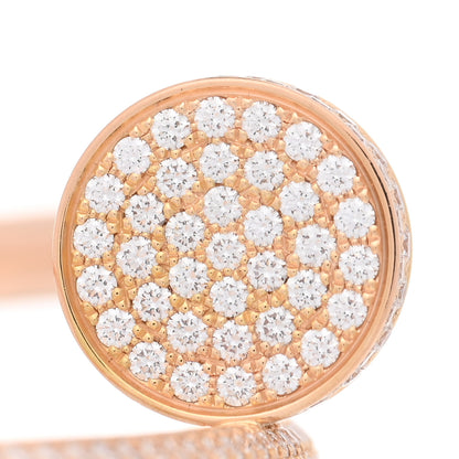 Cartier 18K Pink Gold Diamond Juste Un Clou Paved Bracelet 16 4 of 5