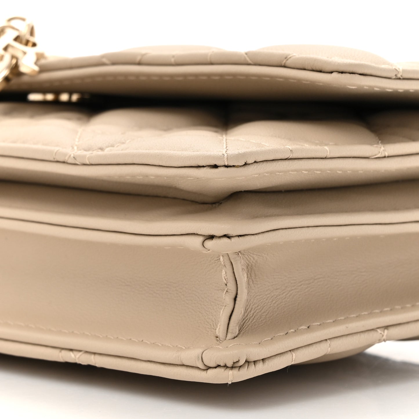 Lambskin Cannage Mini My Dior Bag Sand
