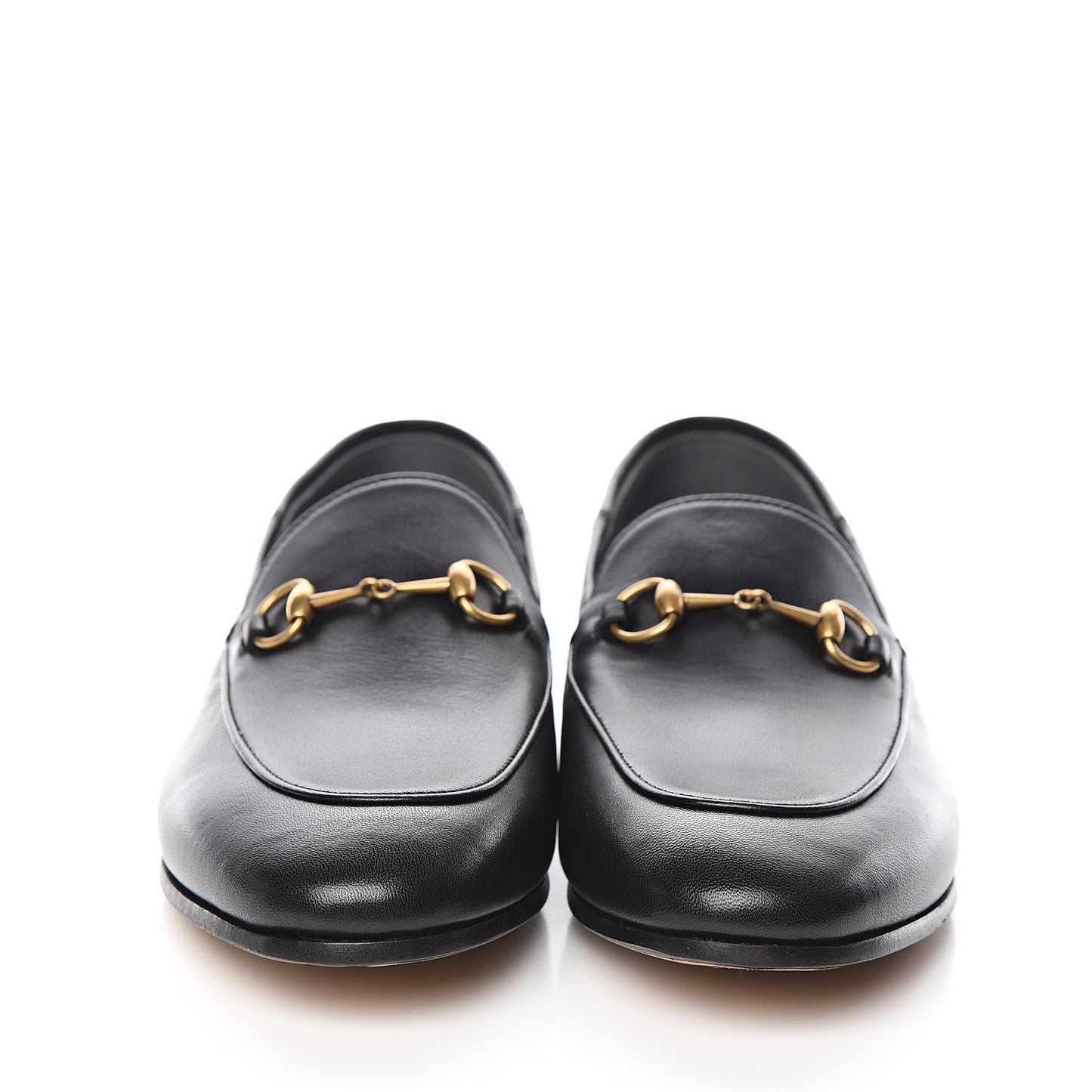 Lambskin Womens Brixton Horsebit Loafers 40 Black