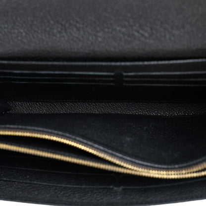 Louis Vuitton Empreinte Sarah Wallet NM Black 6 of 12