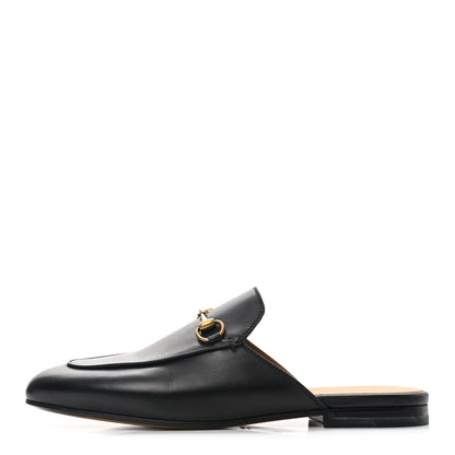 Gucci Calfskin Womens Princetown Slippers 38 Black 1 of 7