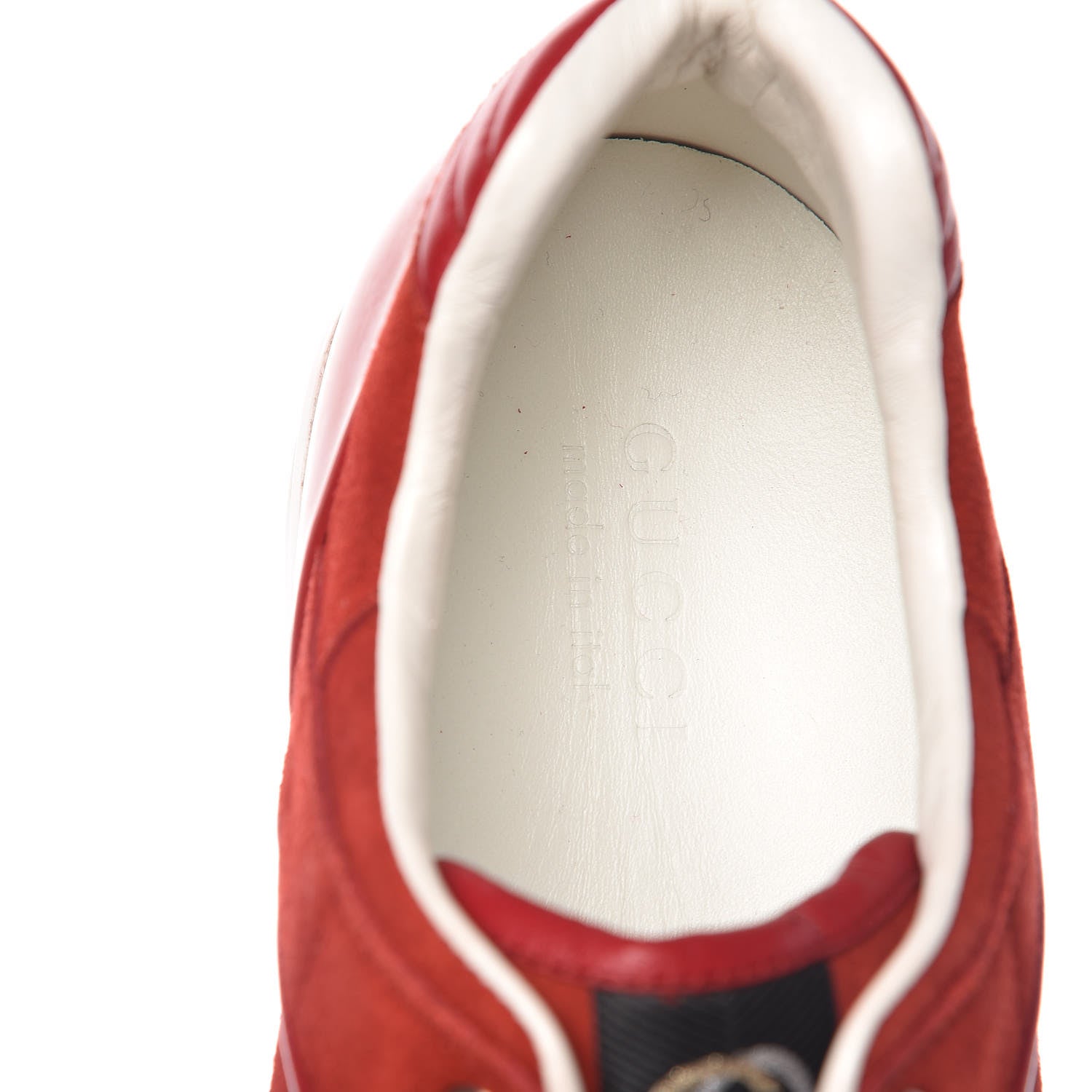 Gucci Nappa Moorea Mens Prince Interlocking G Sneakers 14.5 Rosso 8 of 13