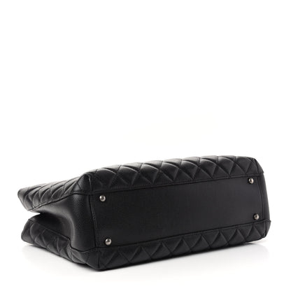 Chanel Caviar Quilted City Shopping Tote Black 4 of 10