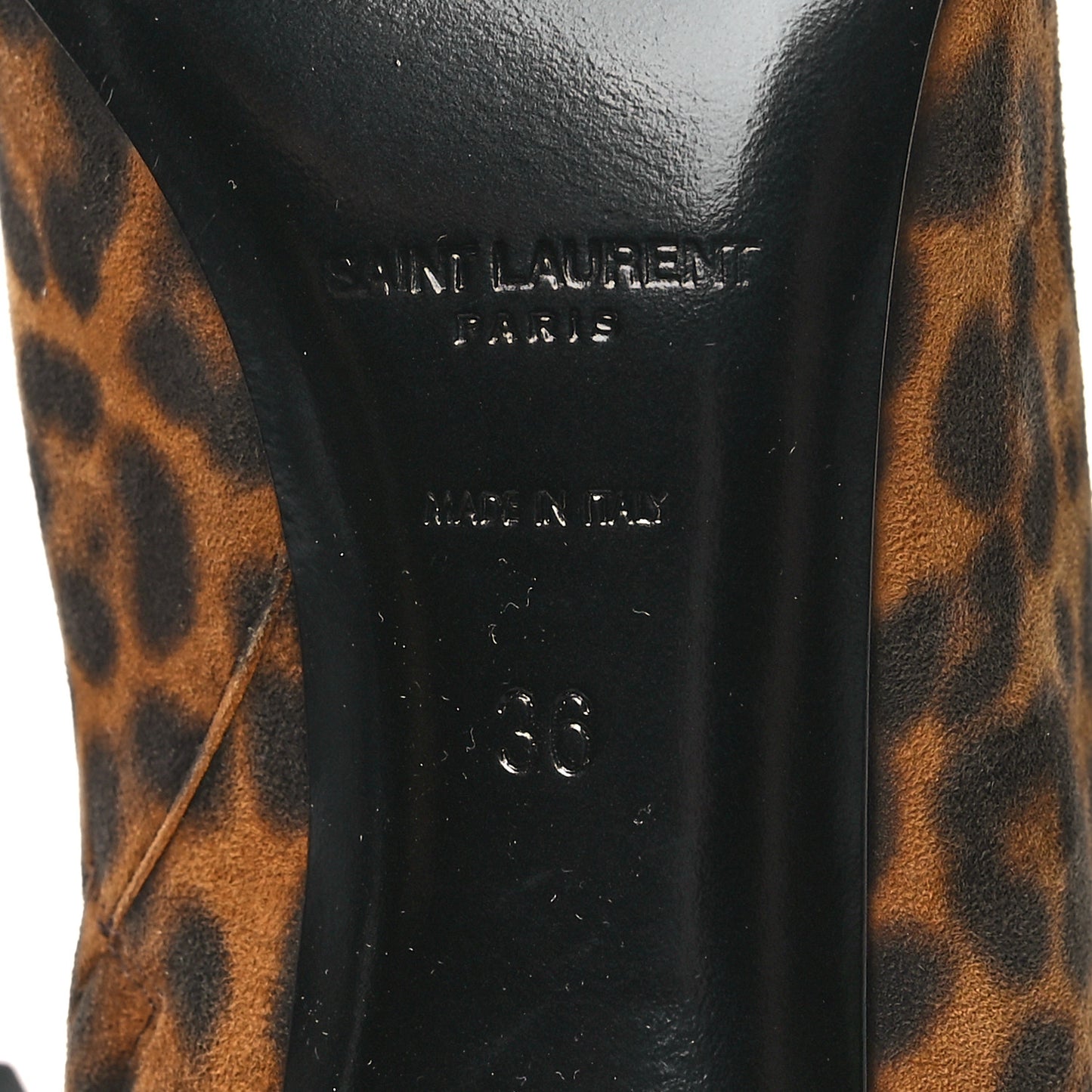 Suede Leopard Print Lexi 90 Booties 36 Naturale Caffe