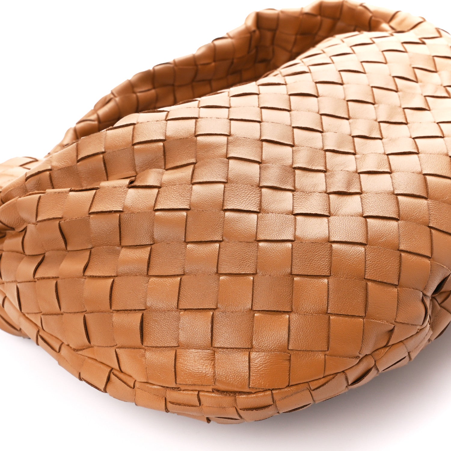 Bottega Veneta Nappa Intrecciato Teen Jodie Hobo Caramel 10 of 12