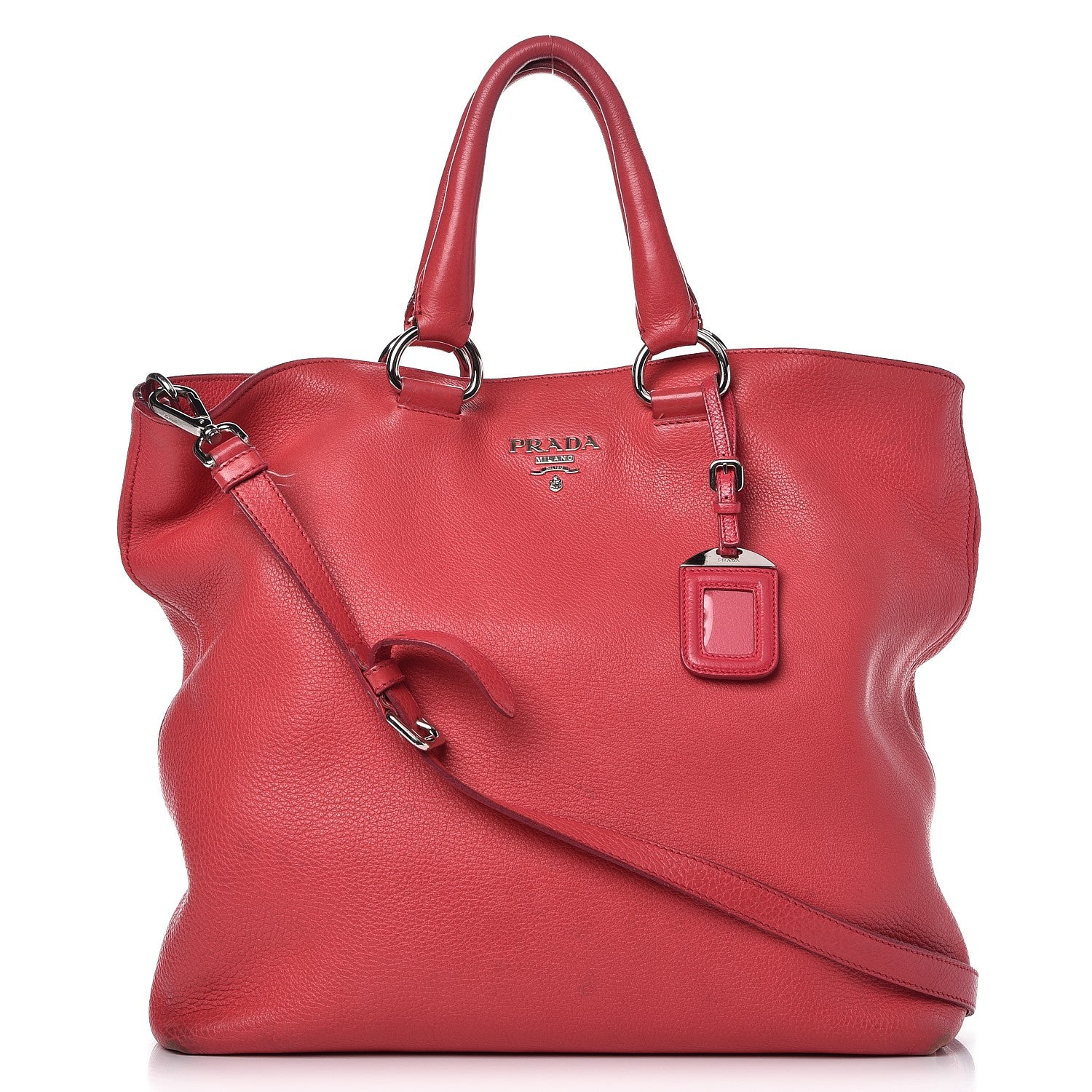 Prada Vitello Phenix Tote Peonia 1 of 26