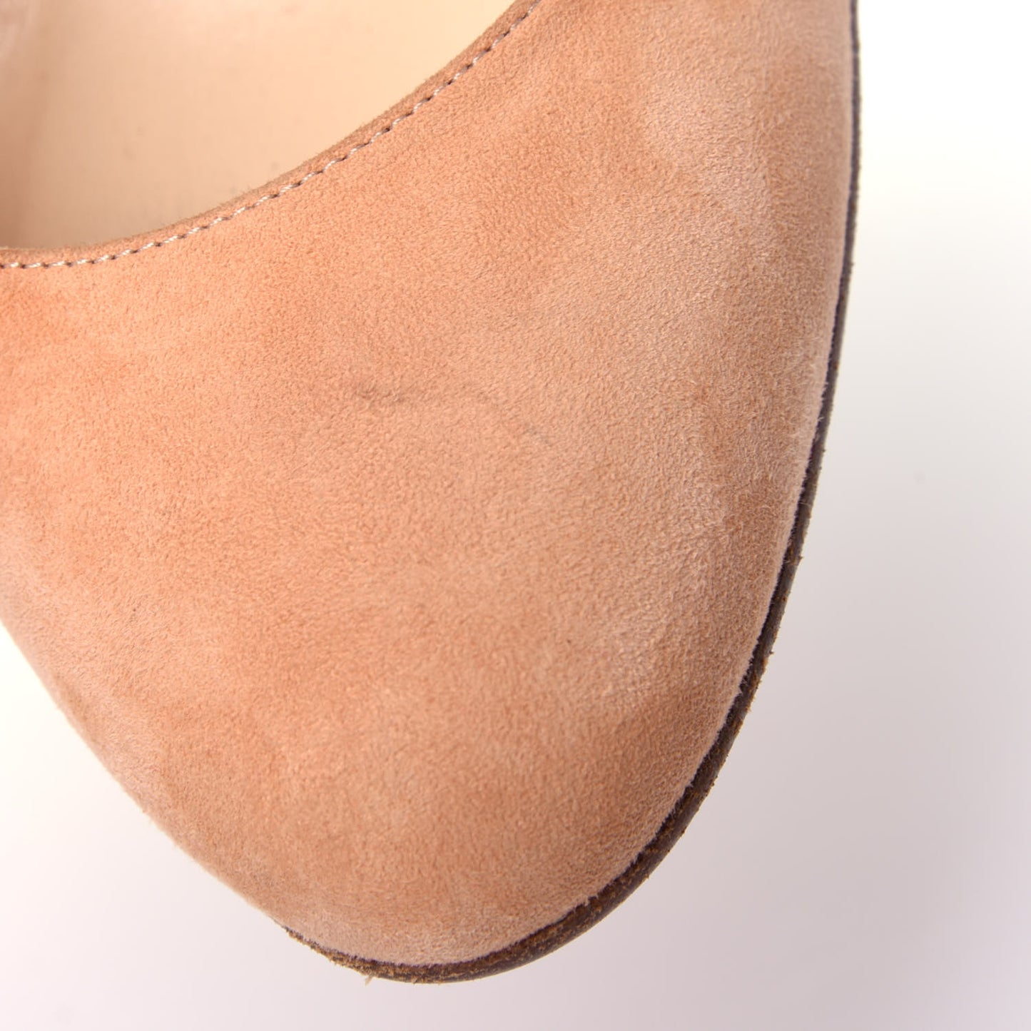 Veau Velours Ron Ron 100 Pumps 40 Camel