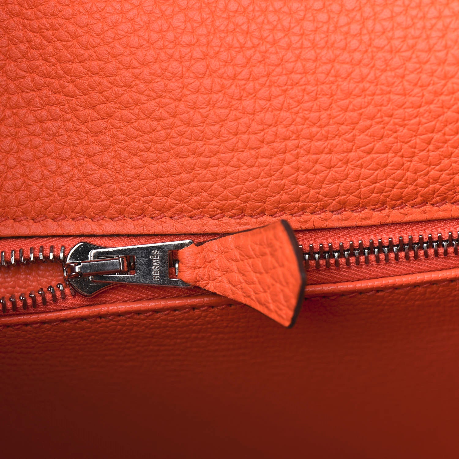 Hermes Togo Kelly Retourne 28 Poppy Orange 11 of 34