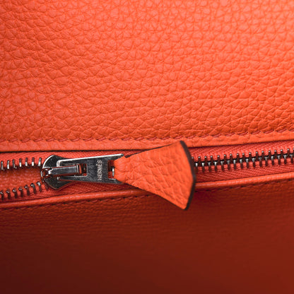 Hermes Togo Kelly Retourne 28 Poppy Orange 11 of 34