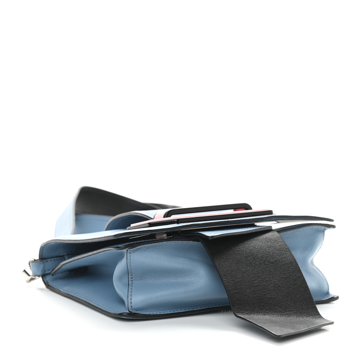 Prada City Calf Plex Ribbon Bag Astrale Rosa 3 of 8