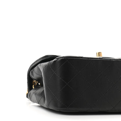 Chanel Lambskin Quilted Mini Square Flap Black 9 of 11