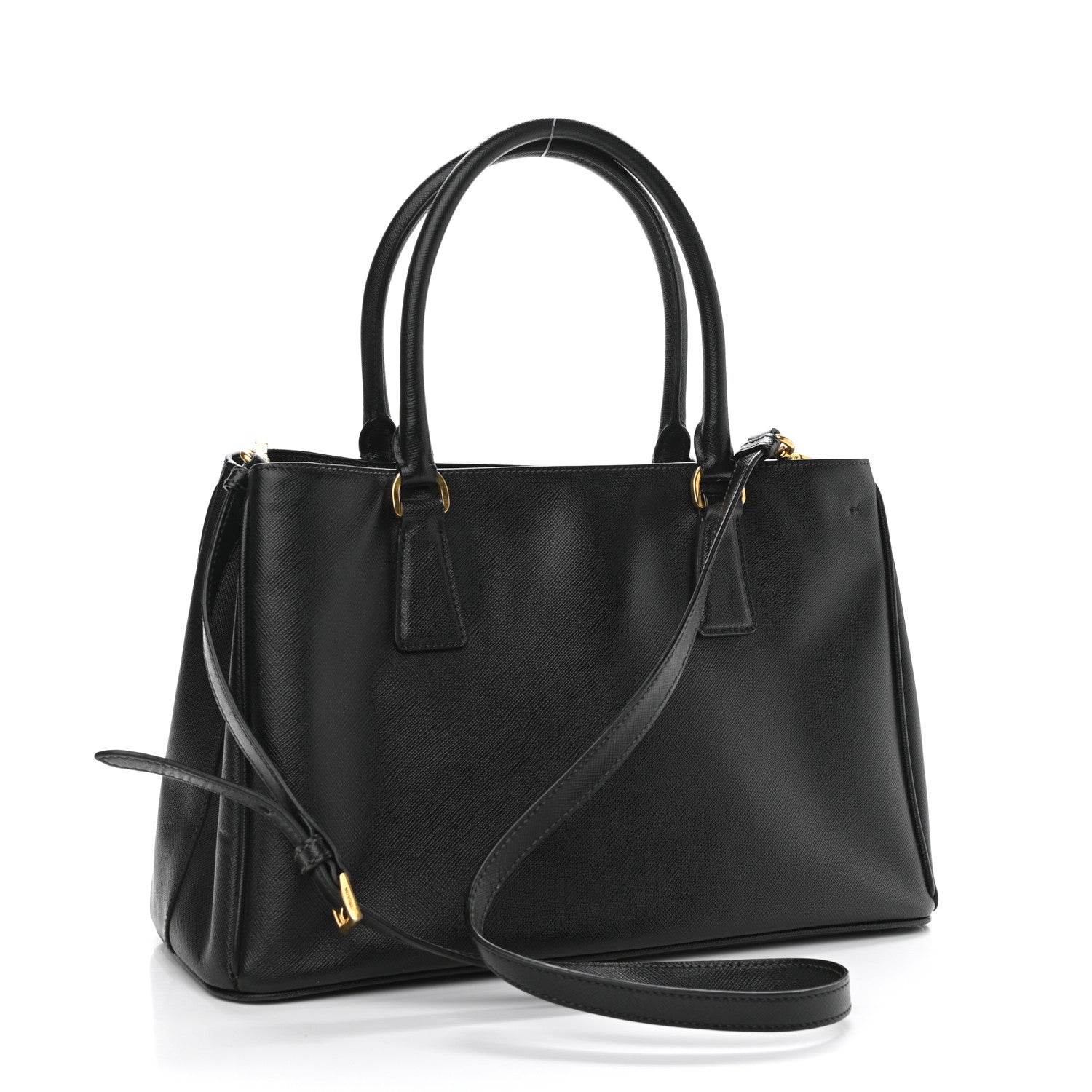 Prada Saffiano Lux Medium Tote Black 3 of 14