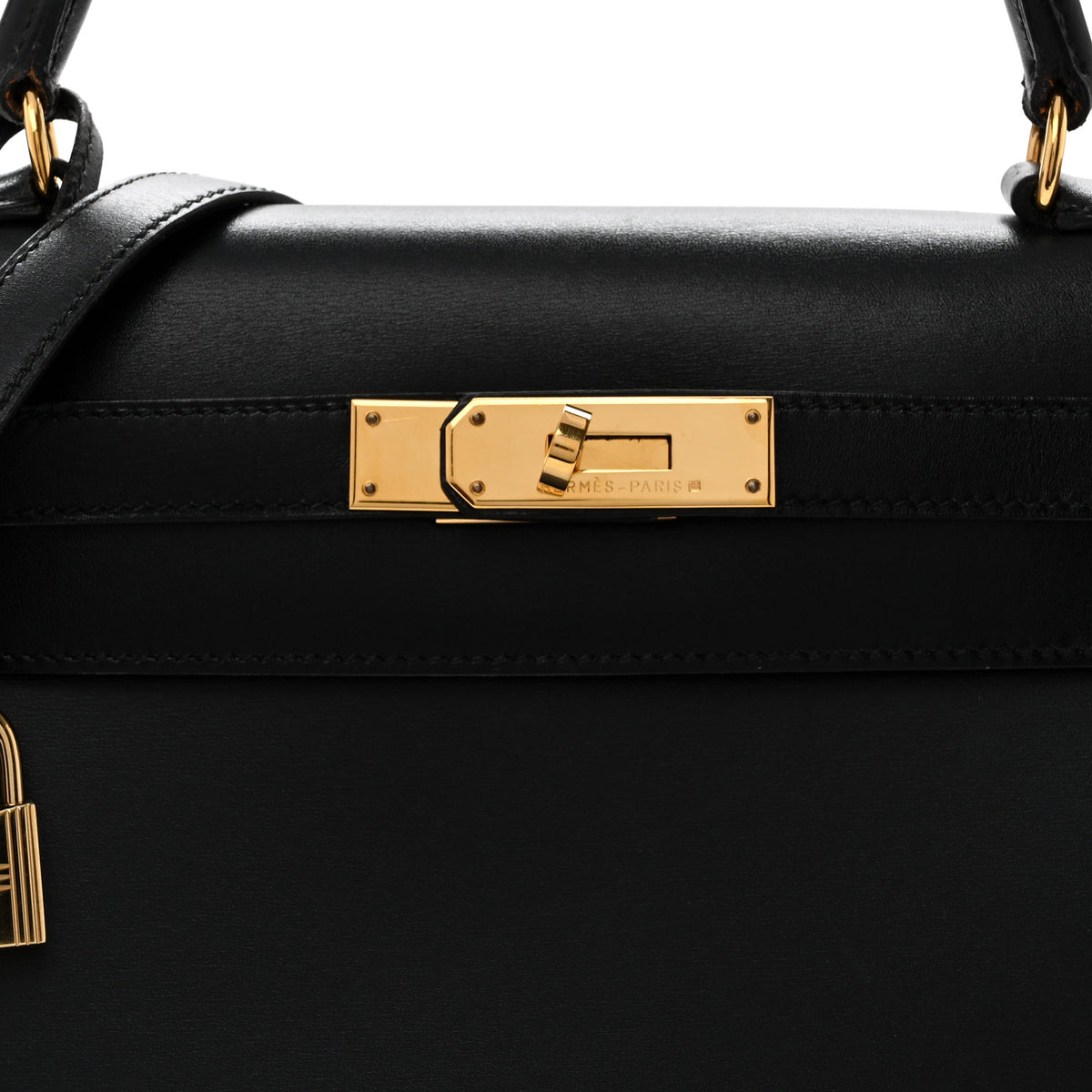 Hermes Box Kelly Sellier 28 Black 8 of 17