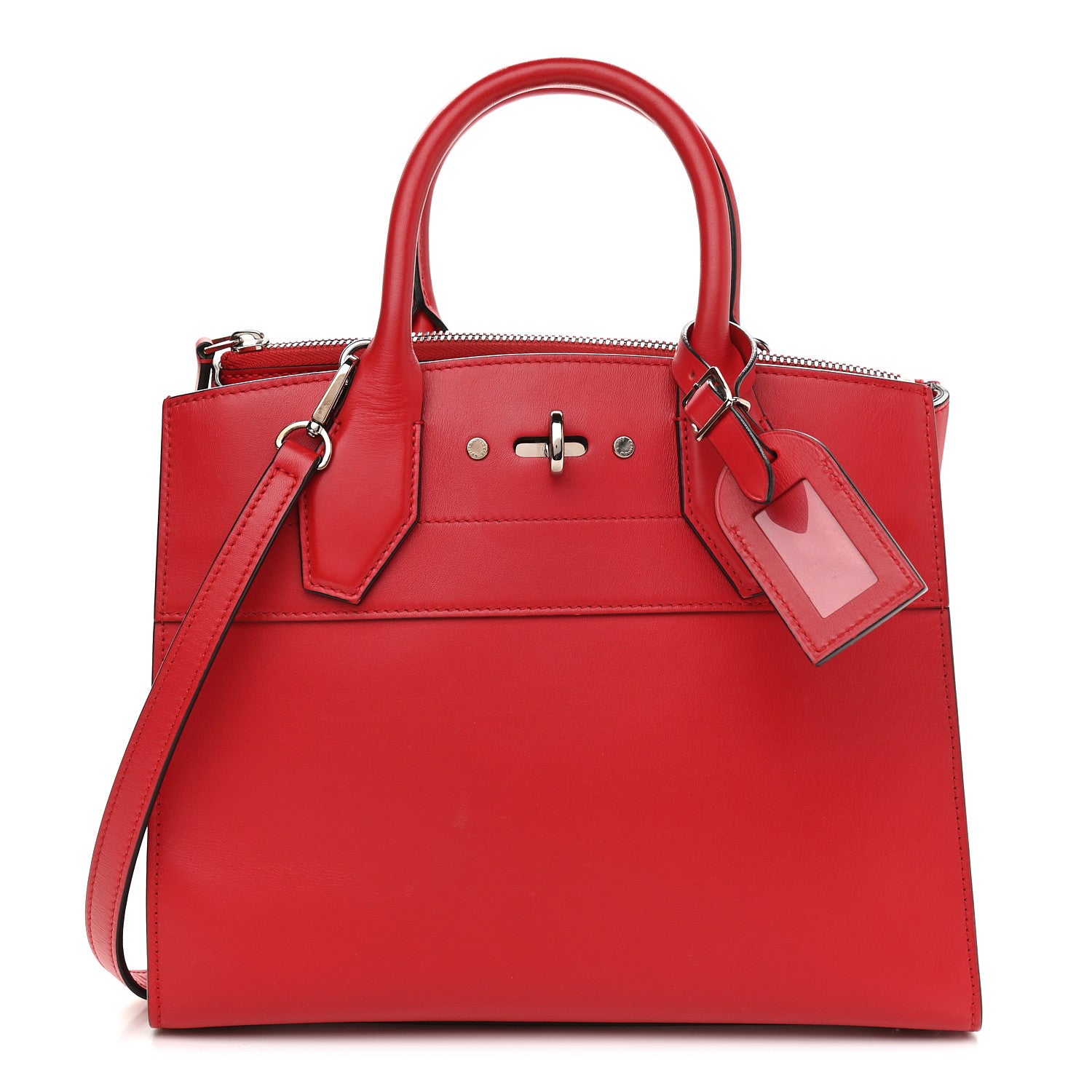 Louis Vuitton Taurillon City Steamer PM Rubis 1 of 9