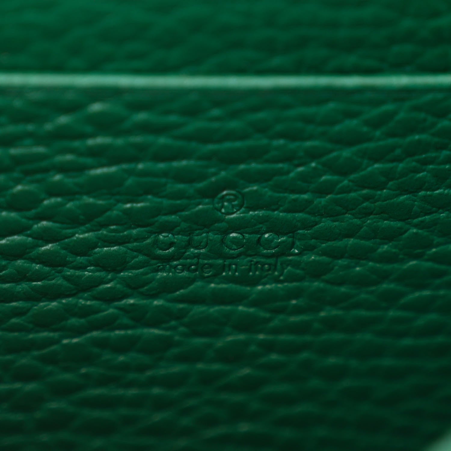 Gucci Calfskin Mini Dionysus Chain Wallet Emerald 7 of 12