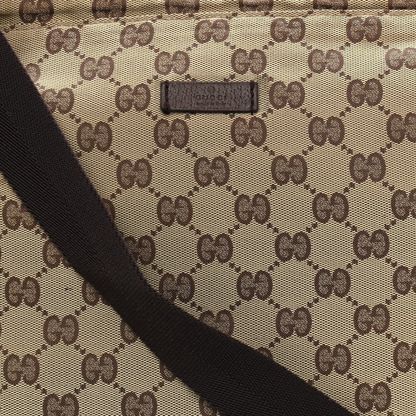 Monogram Messenger Bag Brown