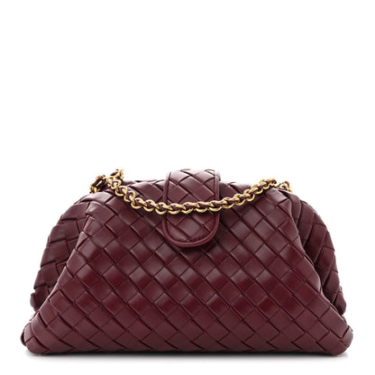 Bottega Veneta Nappa Intrecciato Teen The Lauren 1980 Clutch With Chain Barolo 1 of 11
