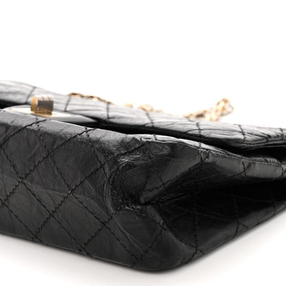 Chanel Aged Calfskin Quilted 2.55 Reissue 225 Flap Black 9 of 9