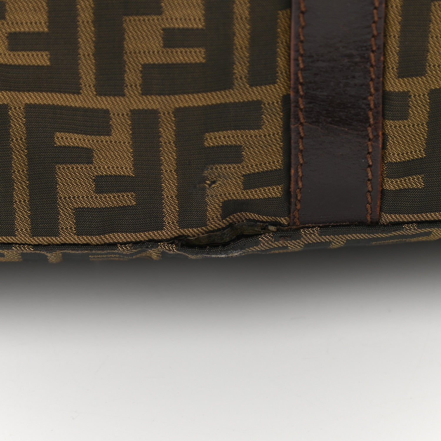 Fendi Zucca Duffle Bag Tobacco 9 of 10