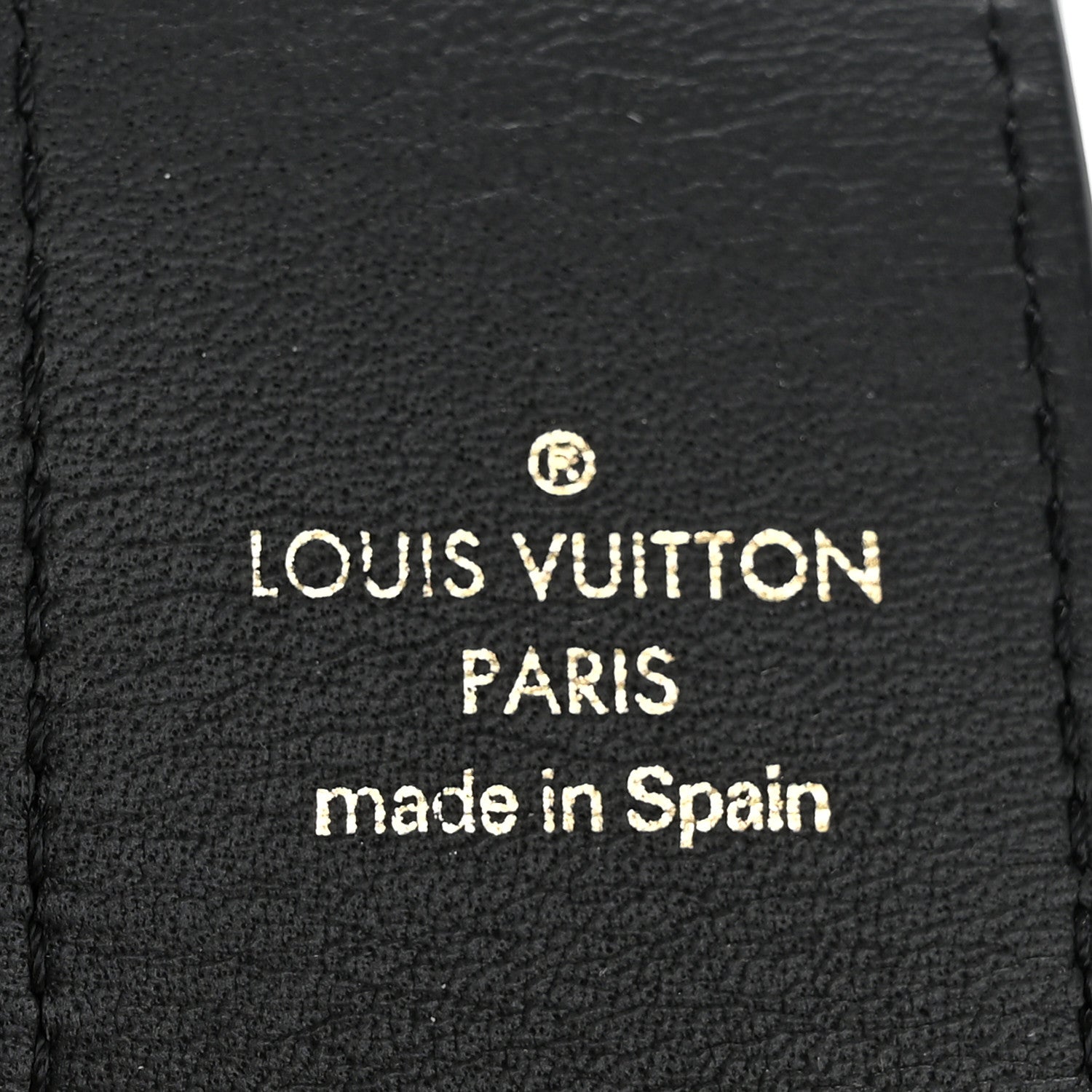 Louis Vuitton Monogram Bandouliere Shoulder Strap Black 3 of 5