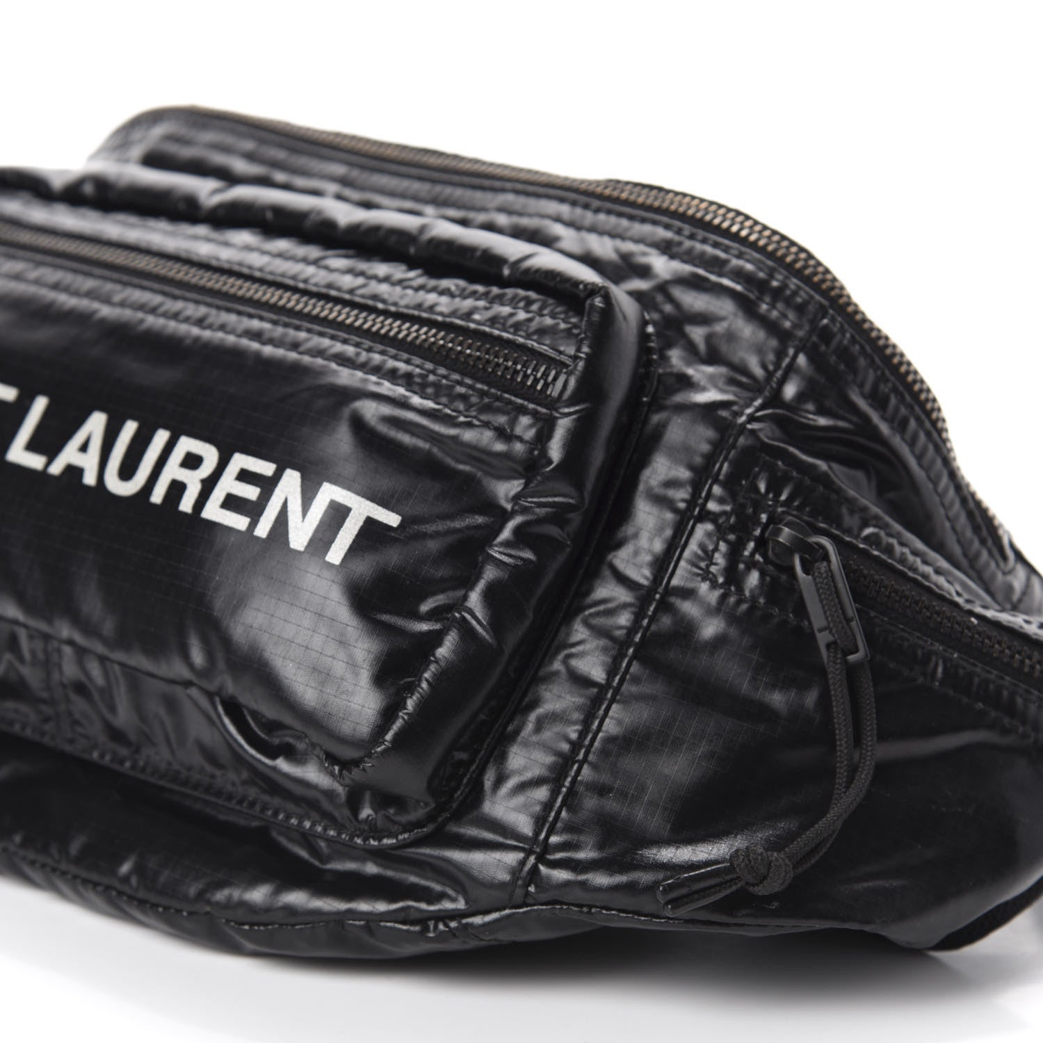 Saint Laurent Nylon Logo Nuxx Body Belt Bag Black 7 of 10