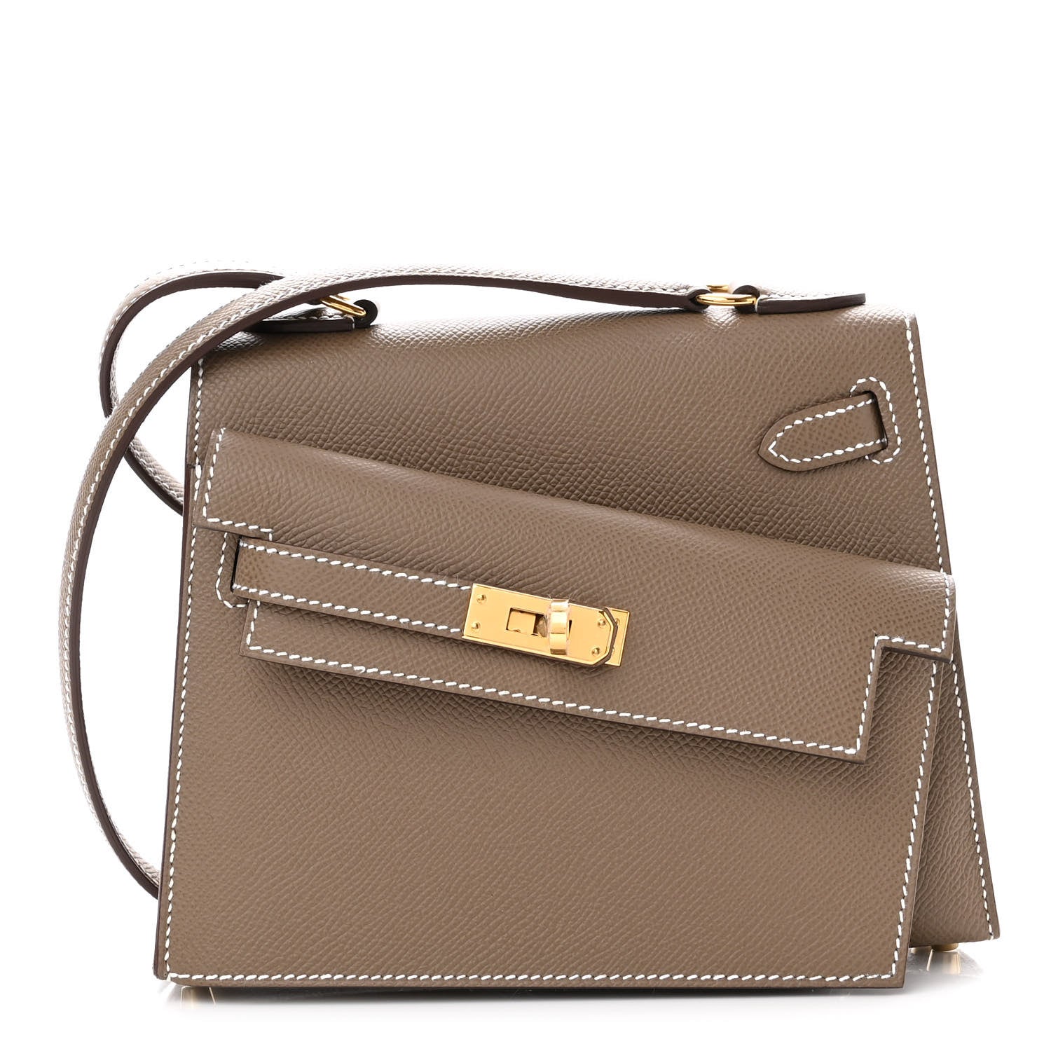 Hermes Epsom Kelly En Desordre Sellier 20 Etoupe 1 of 9