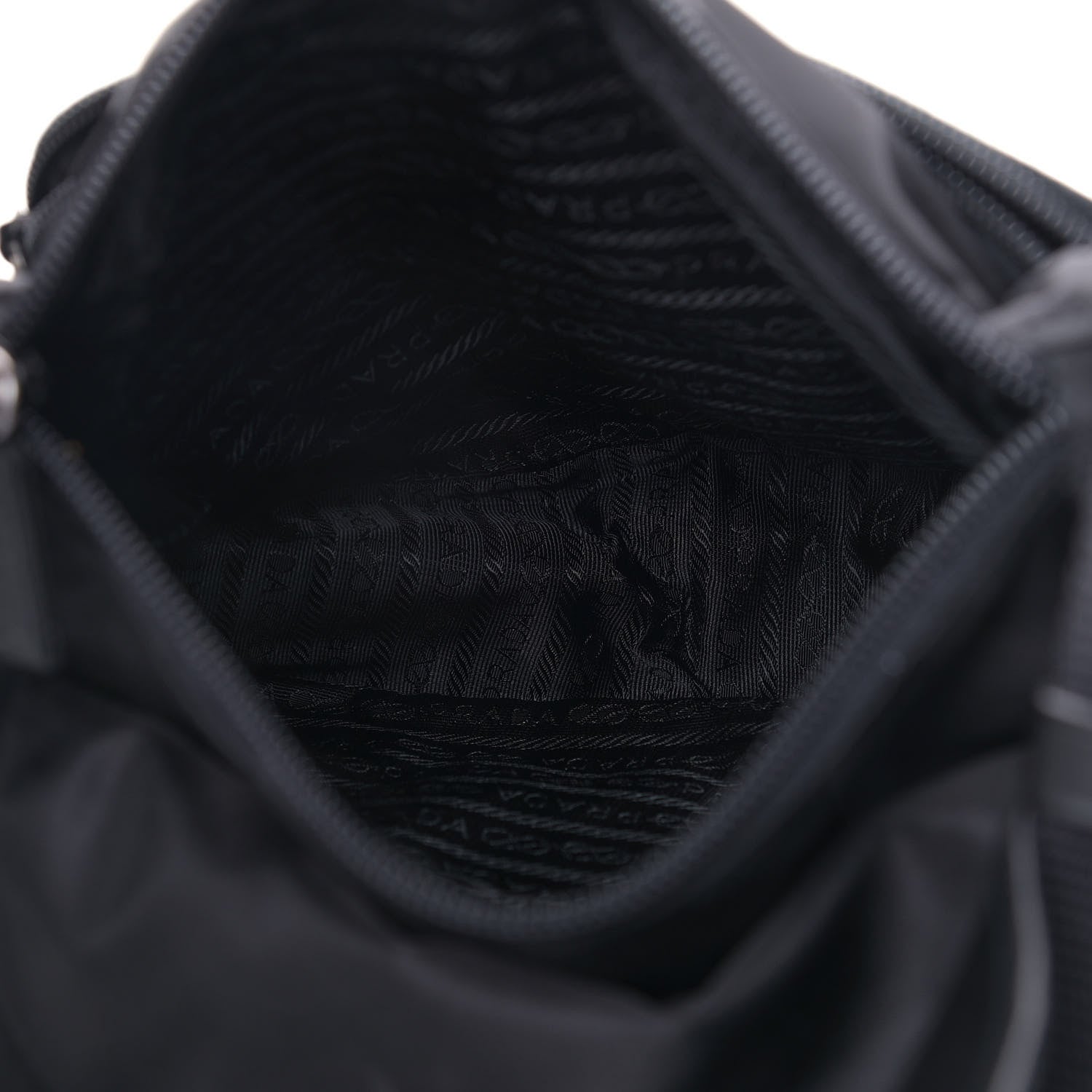Prada Nylon Vela Sport Messenger Bag Black 4 of 8