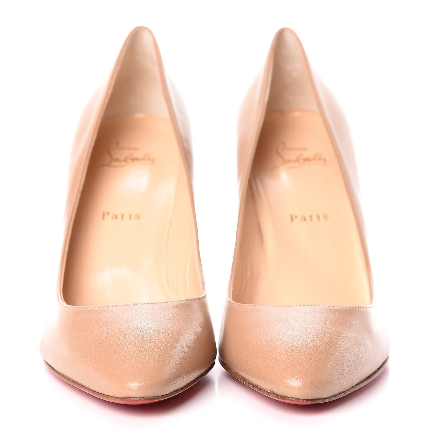 Christian Louboutin Nappa Eloise 85 Pumps 40.5 Nude 2 of 8