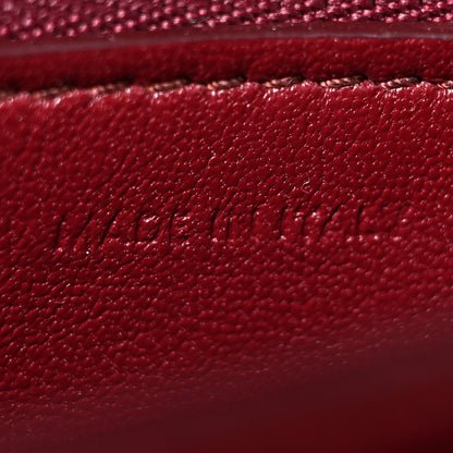 Celine Box Calfskin Small Classic Box Flap Bag Burgundy 9 of 17