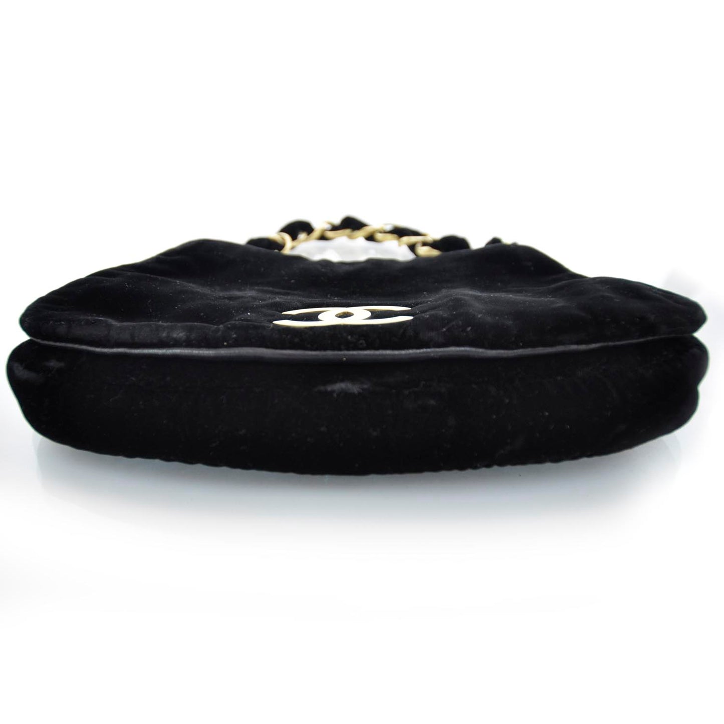 Velvet Shoulder Bag Black