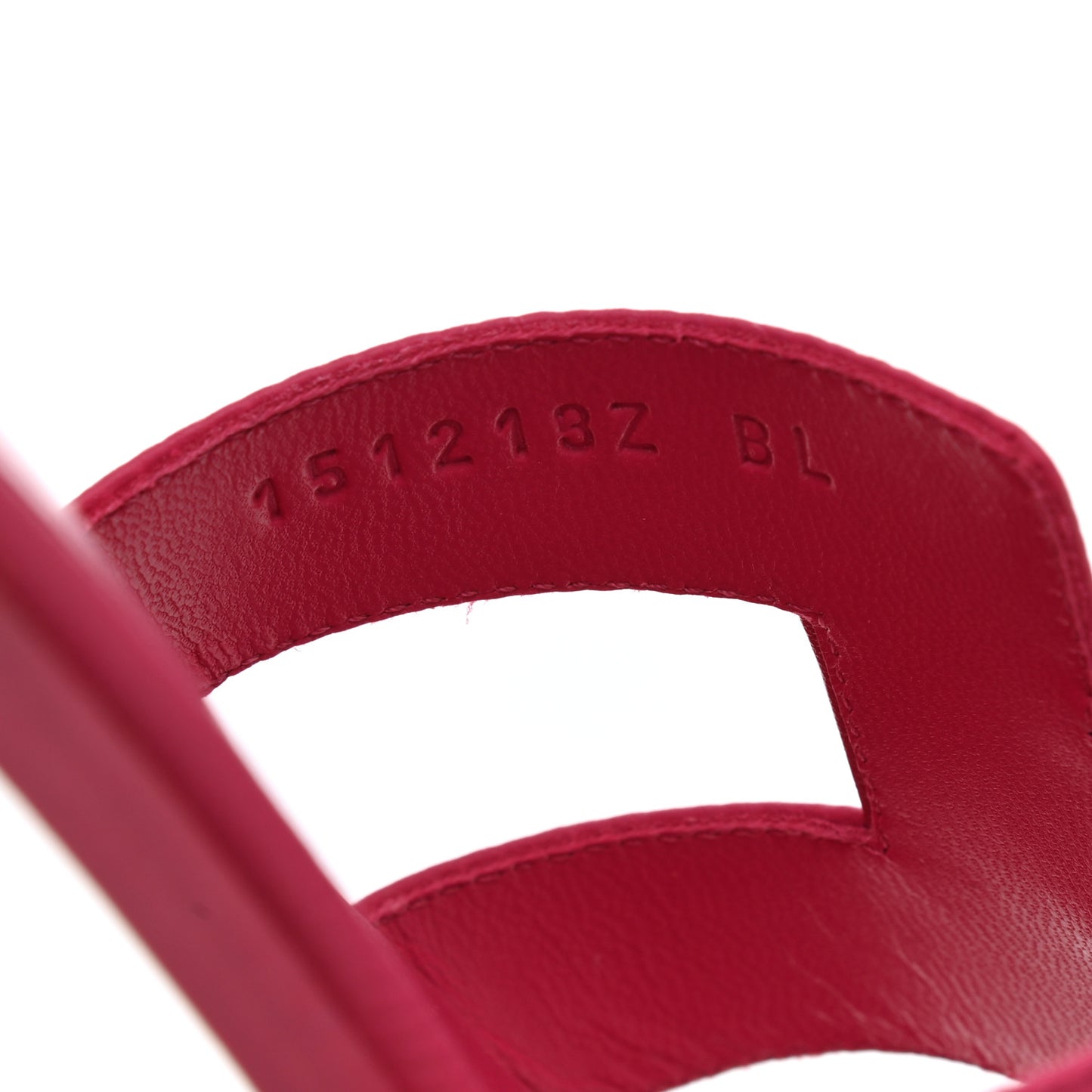 Epsom Oran Sandals 38.5 Rouge Azalee
