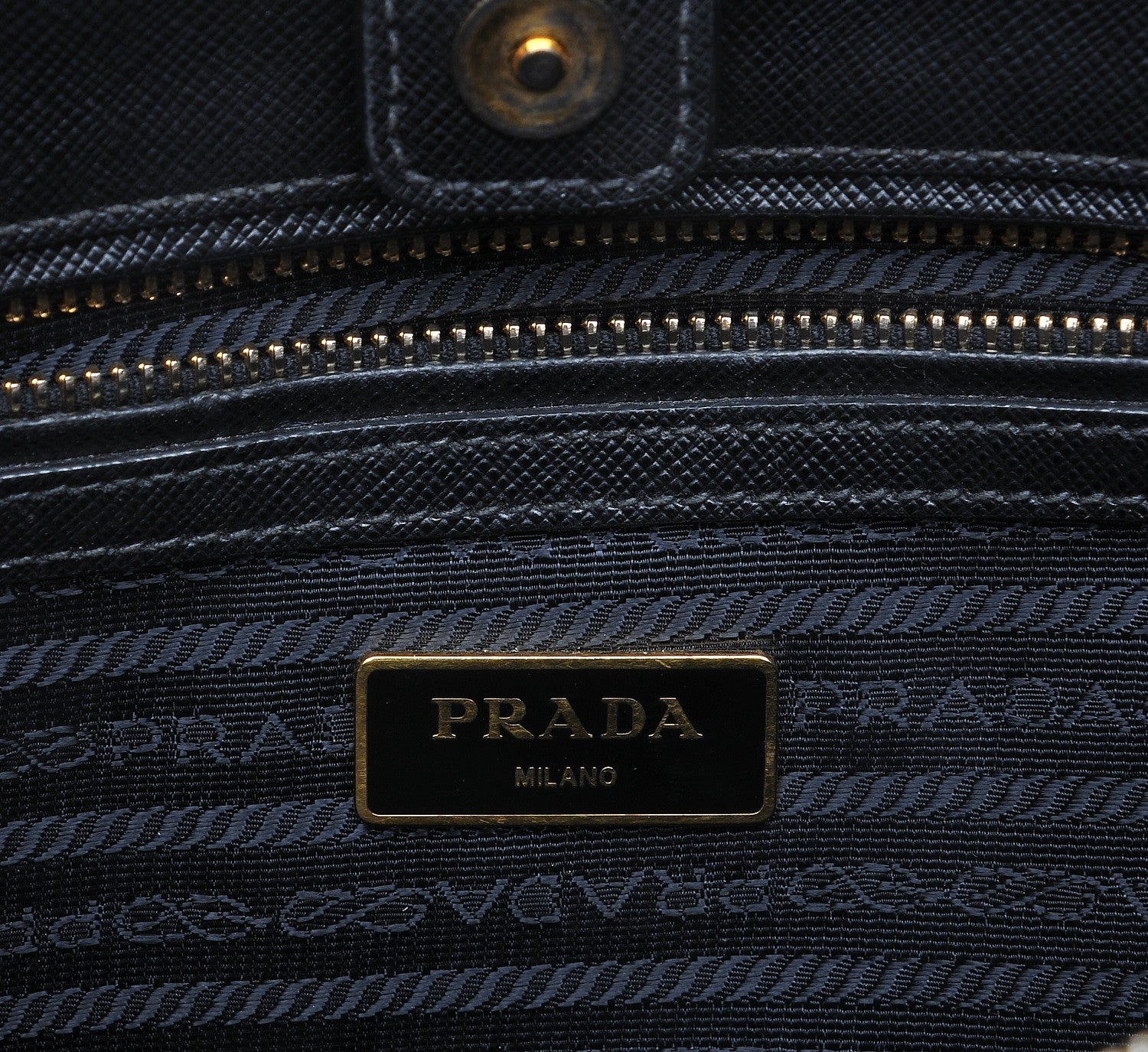 Prada Saffiano Lux Medium Tote Nero Black 7 of 10