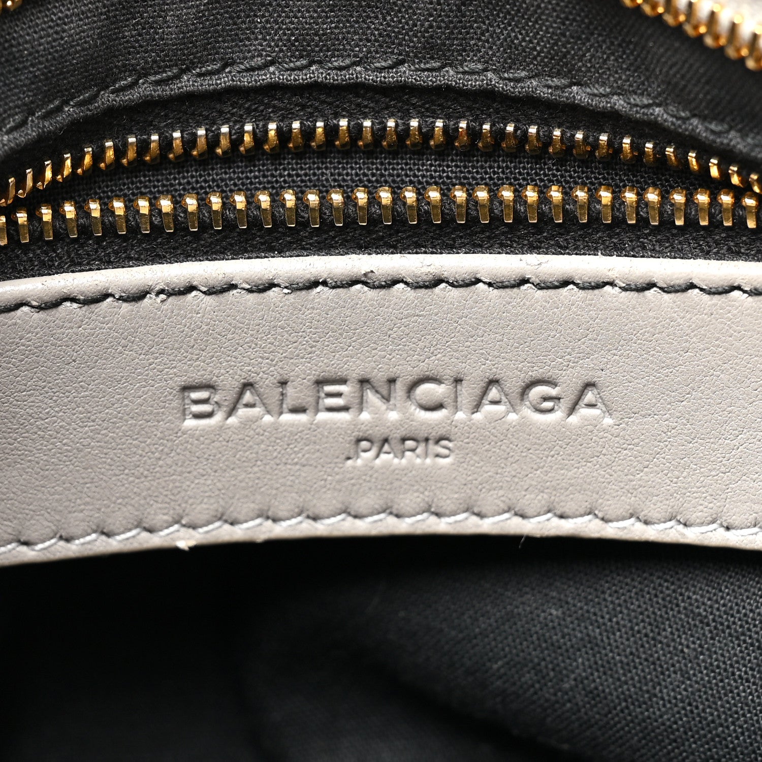 Balenciaga Chevre Gold Metallic Edge Hardware Mini City Gris Perle 7 of 18