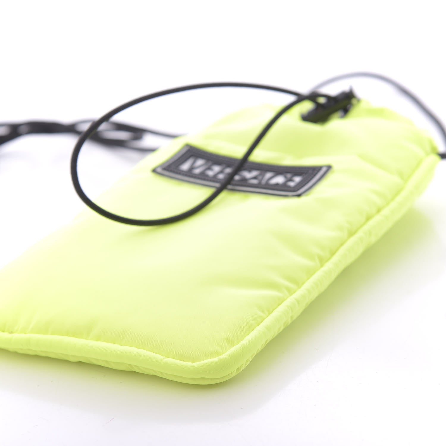 Versace Nylon 90s Logo Lanyard Wallet Green 8 of 9