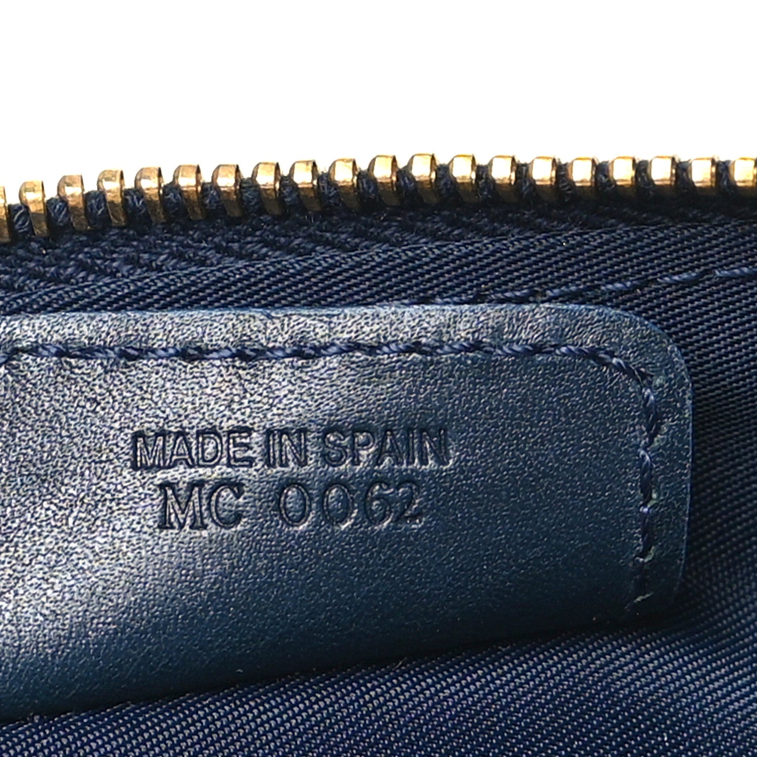 Christian Dior Monogram Mini Saddle Pochette Navy 7 of 12