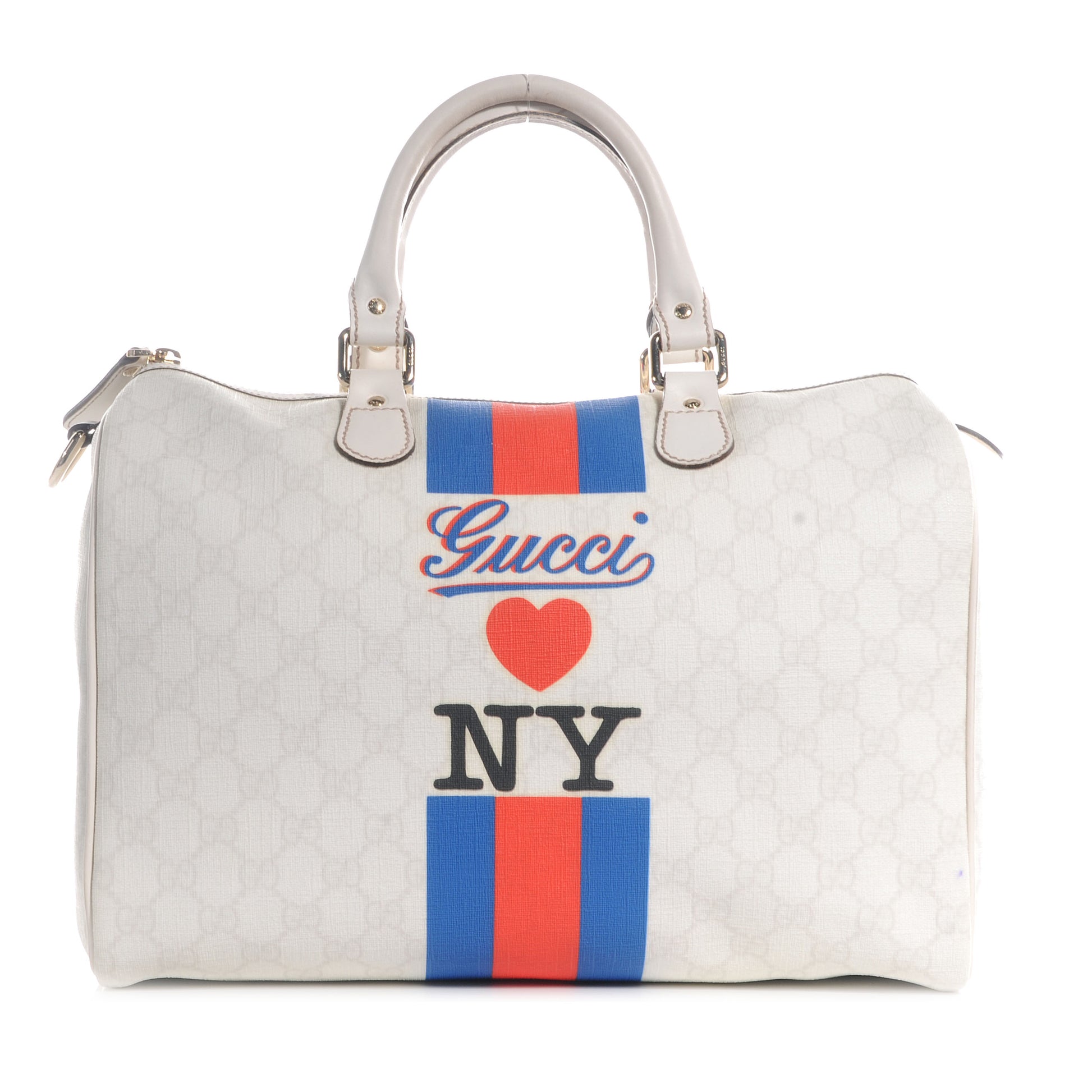 Gucci GG Plus Monogram Loves New York Medium Joy Boston 1 of 10